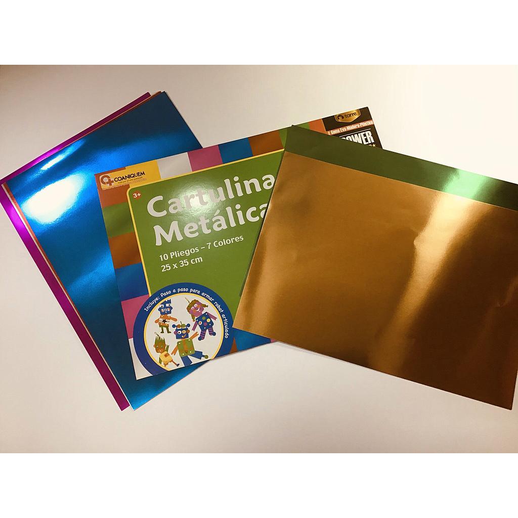 Carpeta Cartulina Metálica Torre